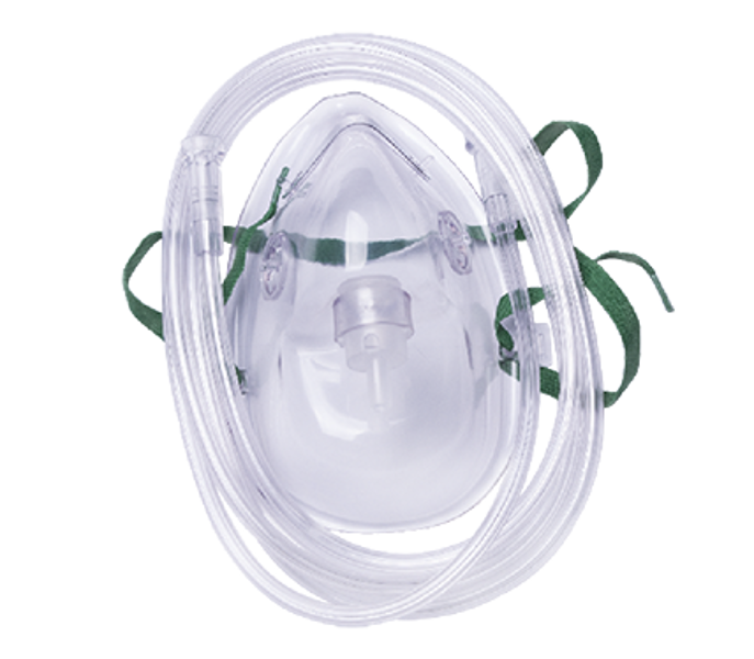 STANDARD OXYGEN ELONGATED MASK WITH 2.1M TUBING ADULT