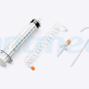 100ML SYRINGE KIT WITH CONNECTING TUBES AND SPIKE