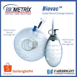 BIOVAC - 50ML MINIVAC, 6FR DRAIN, TROCAR